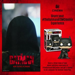 🦇The Batman Promo❗️ Share a tiktok of #TheBatmanAtSMCinema experience at SM Cinema and win The Batman Funko Pop. Tag us on your entries at #TheBatmanAtSMCinema. Promo period until Mar. 16, 2022 Book your tickets now with just a few clicks. www.smcinema.com🎟 #TheBatmanAtSMCinema #SafeandFunMovieWatching #SMCinema | SM Cinema