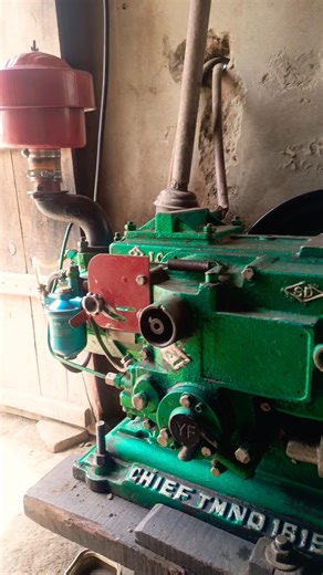 How to start an old diesel engine with motor very hard work