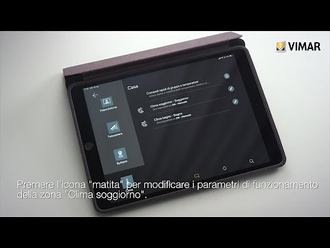 Tutorial App VIEW: Personalizzazione clima by Vimar
