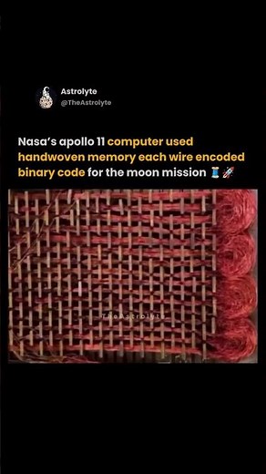 This Is How NASA “Wove” Computer Memory for Apollo 11 🧠🚀 | Handcrafted Code That Reached the Moon