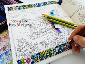 Color along | WORLDS OF WONDER by Johanna Basford with PRISMACOLOR | Part 1
