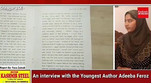 58K views · 3.2K reactions | An interview with the Youngest Authoress Adeeba Feroz | Kashmir Crown | Facebook