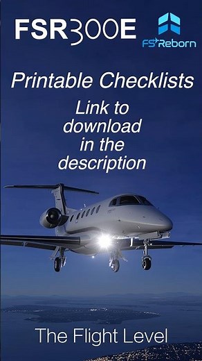 FSR Phenom 300E Printable Checklists