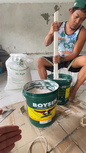 33K views · 792 reactions | Mix Ratio ng Masonry putty at Patching Compound sa pagmamasilya | D' Allan Builders Vlog | Facebook