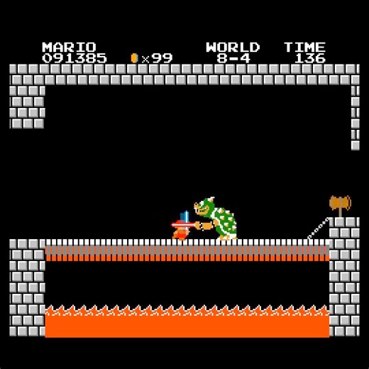 Super Mario Bros with LIGHTSABERS! #supermario #supermariobros #starwars #nintendo #fyp #fypシ | Hat-Loving Gamer