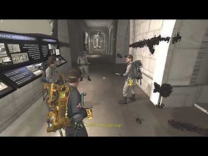 Ghostbuster the video game Remastered gray flight suit and gold proton pack gameplay part 2