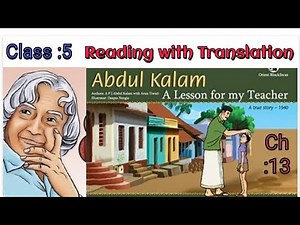 class 5/English/L13 A Lesson for my teacher/Reading with translation/page128-130/part 1
