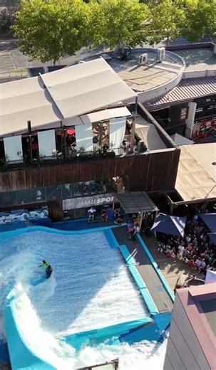 Barrel FlowRider Surf Machine Wave House Santiago La Ola Mall Sport Flowboarding Amy Stevens