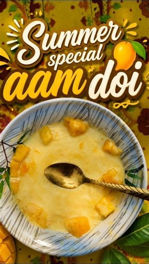 summer special aam doi 🤤🥭 #mangotreat #ytshorts