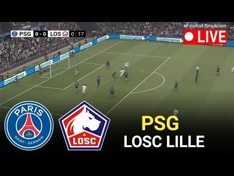 🔴EN DIRECT - PSG vs LOSC Lille | Ligue 1 2026 | Simulation vidéo de jeu eFootball PES 21