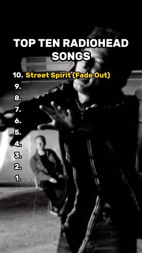 Top 10 Radiohead Songs