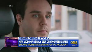 New video shows moments before fatal self-driving Uber crash