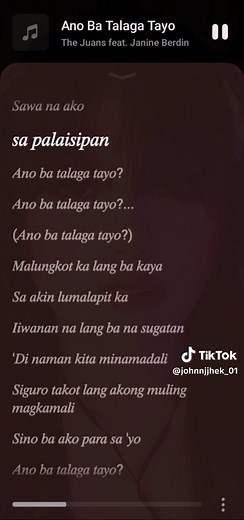 Ano Ba Talaga Tayo: The Juans feat. Janine Berdin