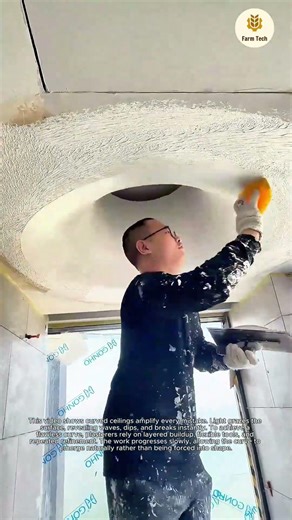 Plastering a Curved Ceiling: Architectural Plasterwork
