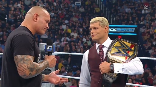403K views · 9.2K reactions | "No problem at all. Unless, of course, you make it a problem." Cody Rhodes teaming with Roman Reigns is a way to end The Bloodline once and for all, and Randy Orton has no problems with that...for now. #SmackDown | WWE SmackDown | Facebook