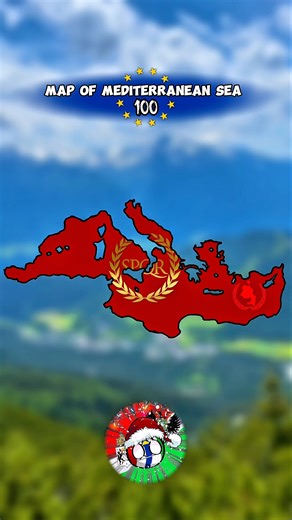 map of mediterranean sea #europe #geography #map #history #mapping #edit #video #shorts #gift