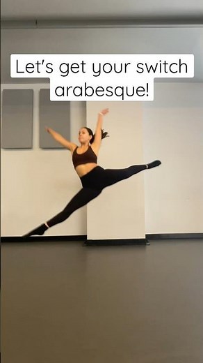 Add this SHOWSTOPPING jump to your technique: arabesque switch leap!