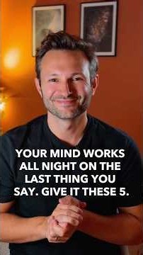 The 5 Most Powerful Things to Say Before Sleep
