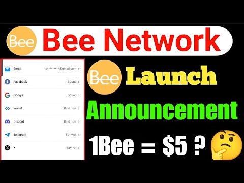 Boom 💥 Bee Network New Big Update l Bee Coin Mainnet Launch announcement 😱1Bee = $5? 🤑 #beenetwork