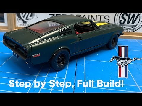 1968 Ford Mustang GT 1/25 Revell Full Build Step by Step