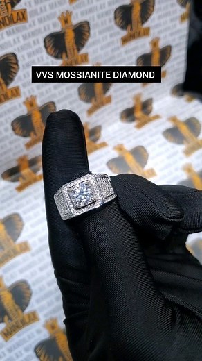 Embrace the Brilliance of this VVS Mossianite Diamond Ring Elevate...