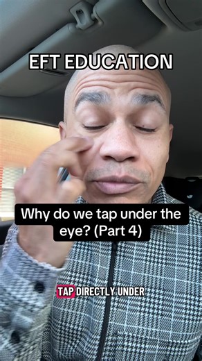 The under-eye tapping point is a go-to for anxiety and worry. 😰 It connects with the stomach meridian – the energy of fear, worry and that tight feeling in your gut. Tapping here while you name your fear signals to your brain that you’re safe right now. Use it for: \t•\tanxious thoughts \t•\tfear about the future \t•\temotional eating and cravings Tap under your eye, breathe slowly, and talk to your body like it’s your friend. 💛