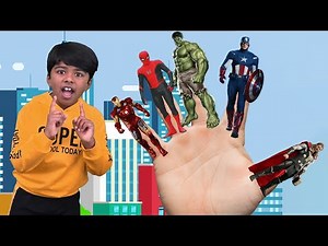 The Avengers Finger Family Song for Kids