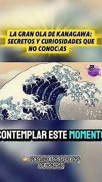 ¿Por qué todos hablan de La Gran Ola de Kanagawa? 🌊 Arte que trasciende #historiadelarte #arte