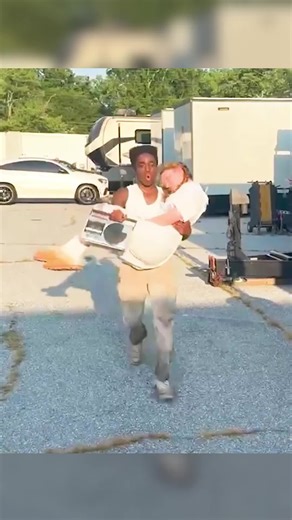 Times When Caleb McLaughlin Wasn_t Acting In Stranger Things #strangerthings #bloopers #foryoupage #explanation #marvel