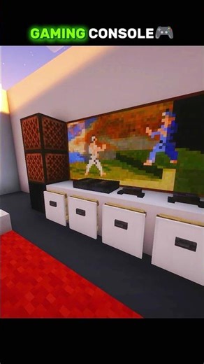 Gaming Console In Minecraft?😱🎮 #minecraft #shorts #minecraftbuilding #amirkhanvoice
