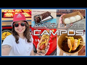 Avengers Campus FOOD TOUR | Disneyland Paris DINING Review 2022