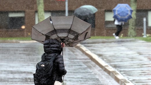 Long Island forecast: A gusty, rainy Monday on tap