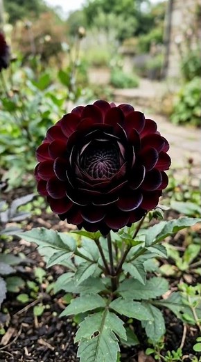 Timelapse - Black Dahlia #flowers #nature #garden #relaxingmusic #plants