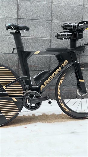Vélo de triathlon Argon 18 E119 Noir et Or