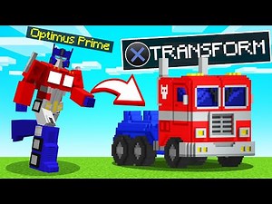 OPTIMUS PRIME vs. SPEEDRUNNER in MINECRAFT! (Transformer)
