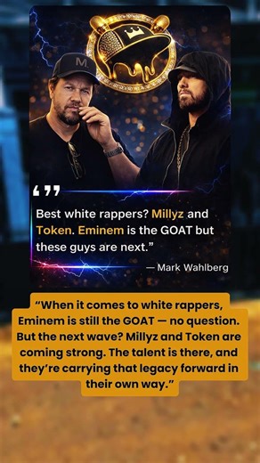 Mark Wahlberg Names Next Up After Eminem 👀 Millyz & Token Get Props #Eminem #Millyz #Token #HipHop