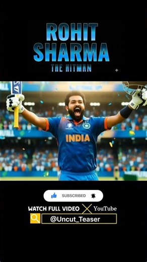 ROHIT SHARMA - THE HITMAN : Short Trailer #shorts #trending