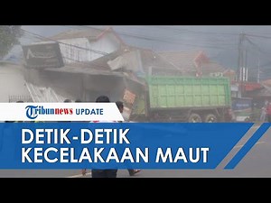 Video Detik-detik Kecelakaan Beruntun Sumedang, Ini Kronologi Tabrakan Maut yang Diawali Truk Dump