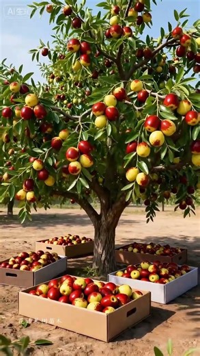 Rock Sugar Crisp Jujube Saplings: Cultivating Rural Prosperity