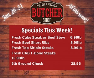 1.9K views | Don't miss these great specials this week! The weather...