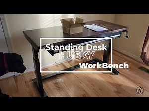 Husky Adjustable Height Workbench | Standing Computer Desk