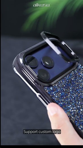 Luxury iPhone 17 pro Crystal phone case, beautiful design and good looking #phone #diamond #aikusu