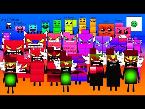 Difficultyblocks Band Halves (0.5 10) [ Very extremely easy ] Super Band