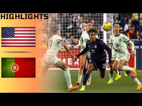 USA vs. Portugal | Women’s International Friendly - Stunning Match Highlights