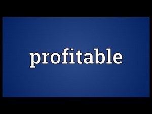 Profitable Meaning