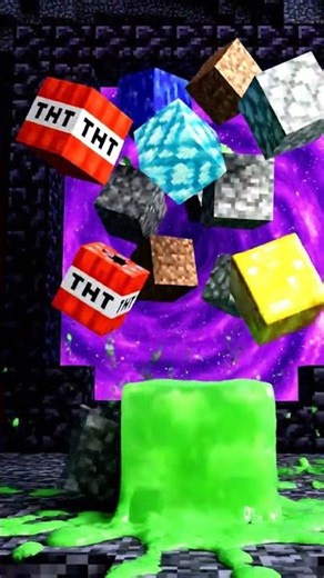 Minecraft Nether Portal, What's Inside? - Ultra Realistic ASMR AI | Hypnotic Purple Portal