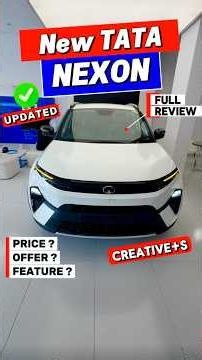 All New✅️ Tata Nexon Review❣️| Updated Tata Nexon Creative+S | Tata Nexon | Nexon Creative+S Model |