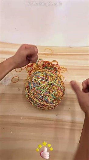 Methods of making elastic balls with rubber bands 🔫⚽🌱