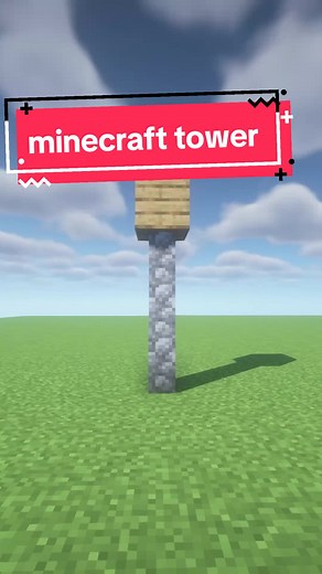 Minecraft tower #minecraft #minecraftbuilding #minecrafttutorial #fypシ