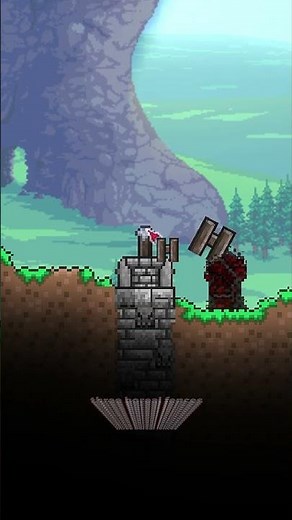 Custom Well in Terraria! | #terraria #terrariabuild #shorts